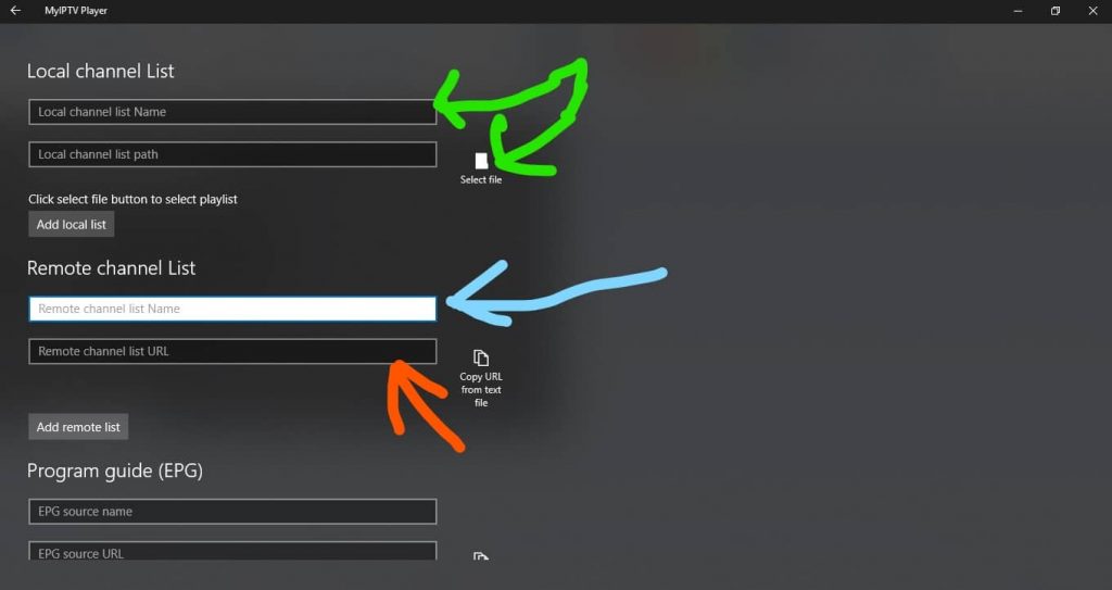 How to setup My IPTV Player app for Windows Pc